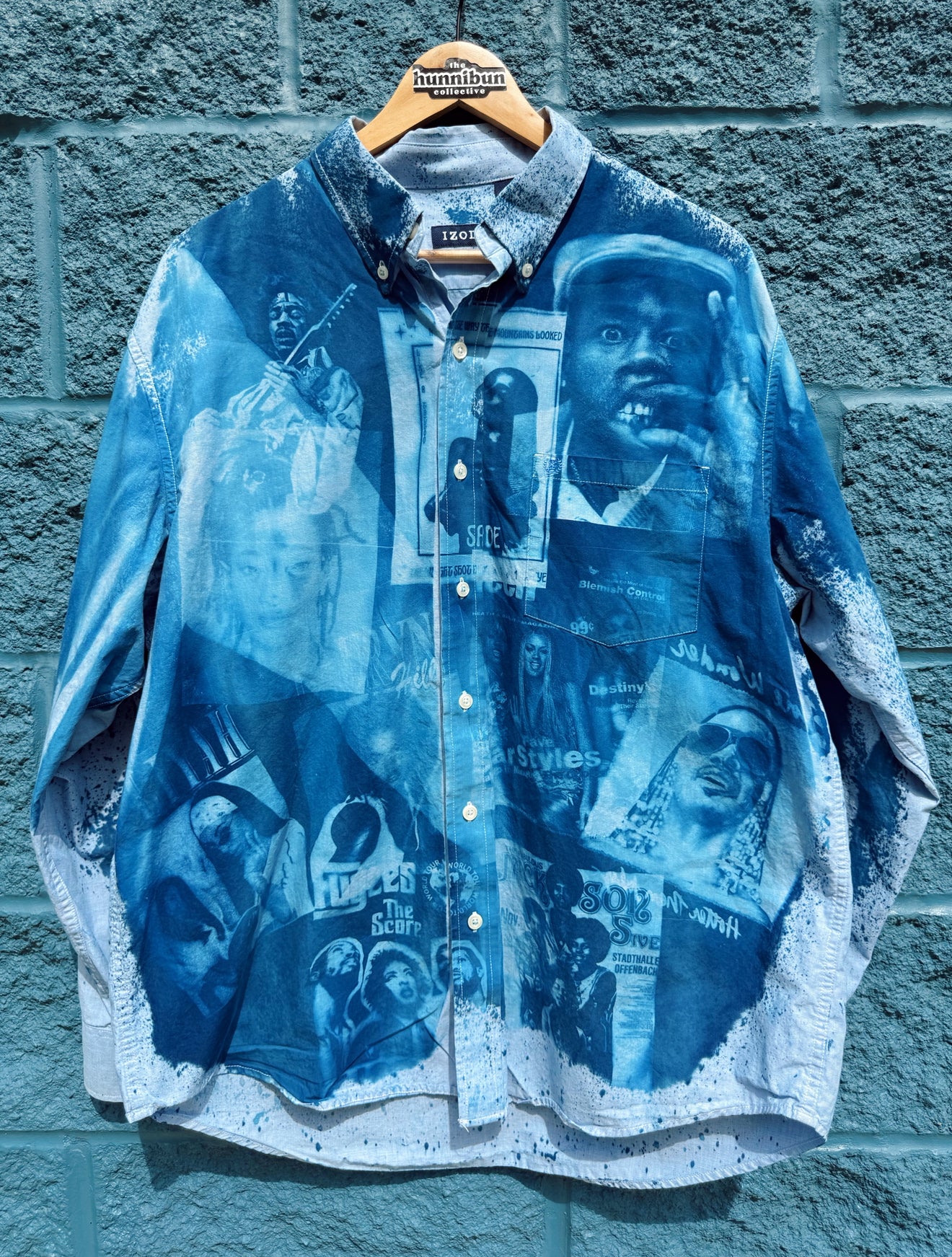 icons mix bby blue button down - large